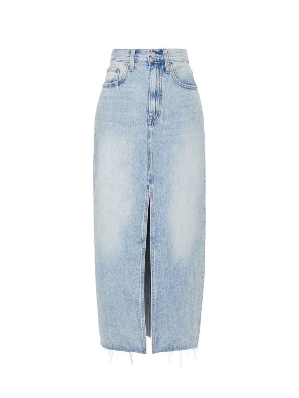 Pistola Alice Denim midi Skirt